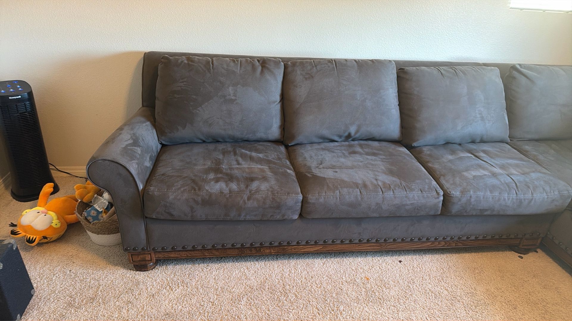 Sectional Sofa Custom Made Excellent Condition
