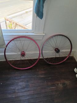 26 in red rims