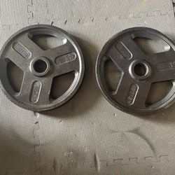 Olympic Weight Plates.       60 Dollars 