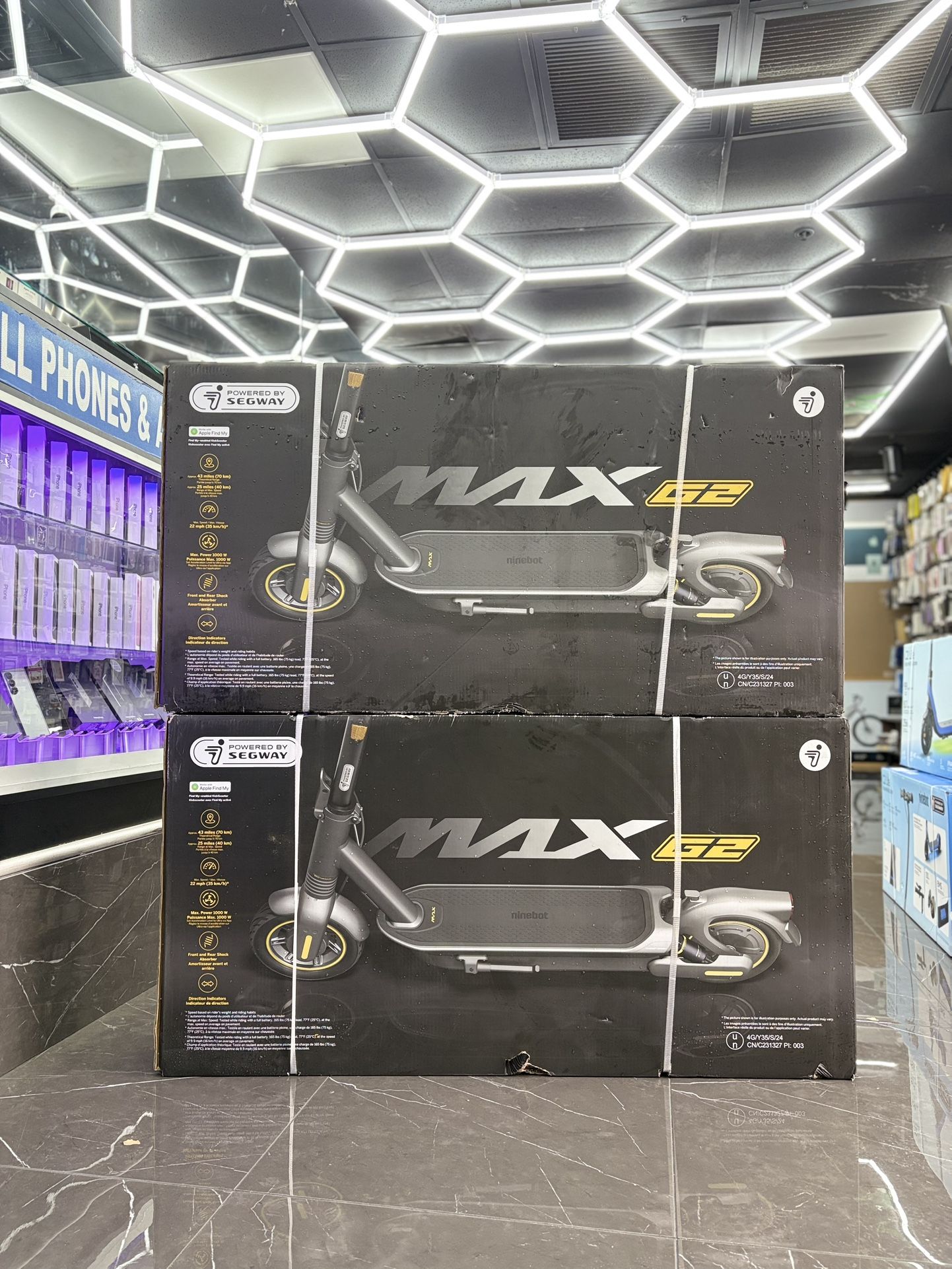 Ninebot Max G2 Electric Scooter ( TAKE IT HOME IN PAYMENTS TODAY)