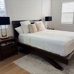 Cal King espresso Bed Frame