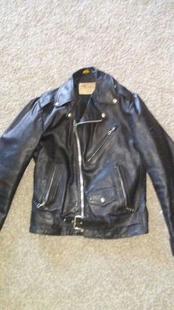 GENUINE EXCELLED LEATHER RIDING JACKET
