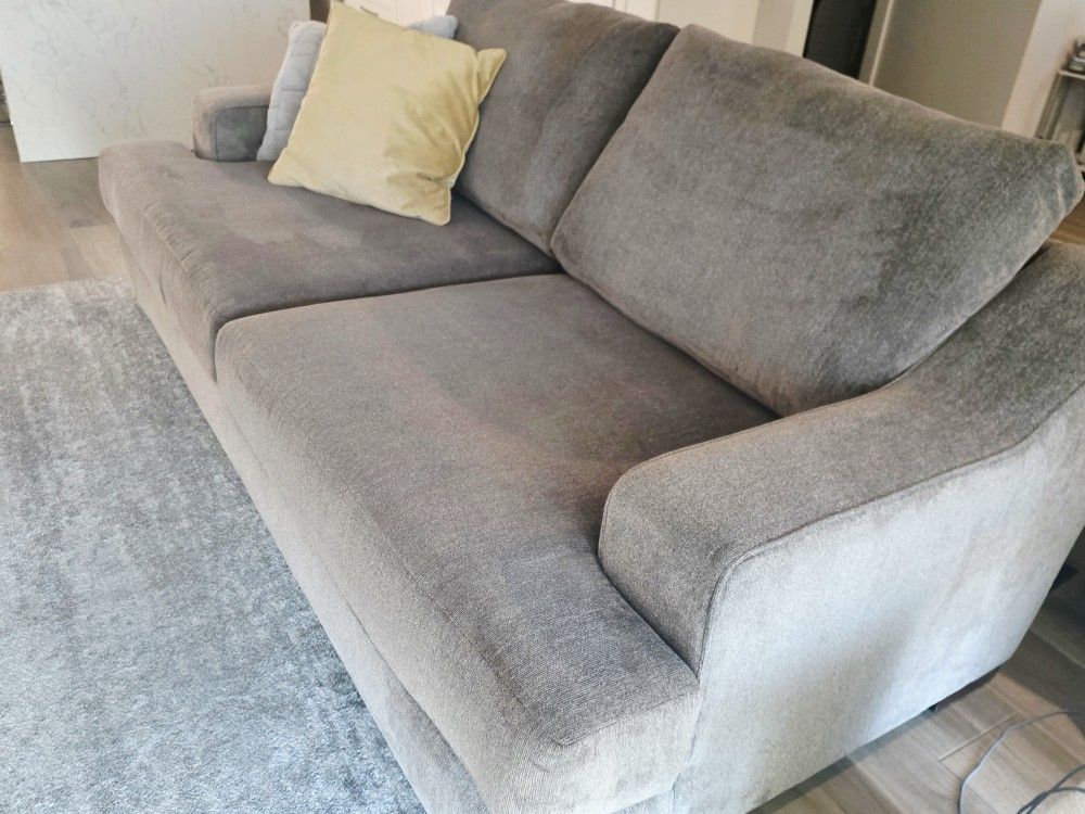 Super Deep Seated Comfy Couch Sofa Set - Ottoman too!