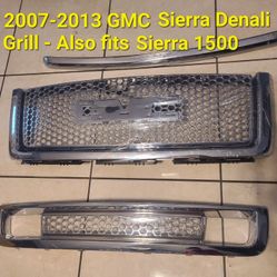 New GMC denali Front Grill 3pc 
