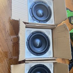 Skar 8” Subwoofers 700Whats 350Rms Set Of 4 150$ Firm 
