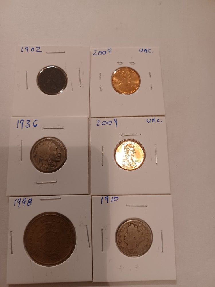 6 Coins Lot 9