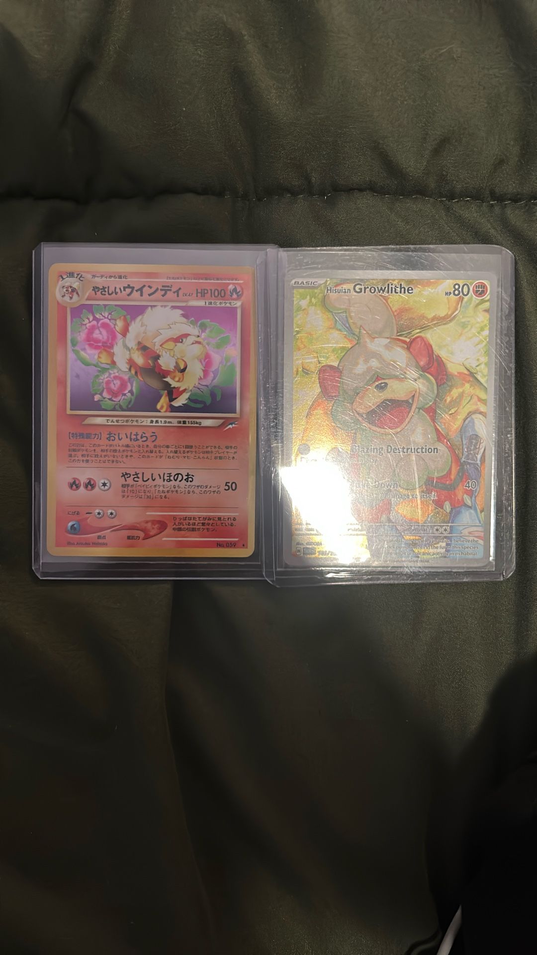 Alolan Growlithe,Dark Arcanine Holo