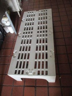 Commercial Plastic Dunnage Rack - 48" x 21" x 12"
