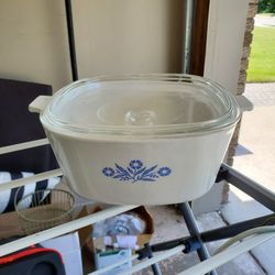 Vintage Cornflower Corning Ware Casserole Dish W 
