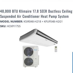 KLIMAIRE 48,000 BTU AIR CONDITIONER