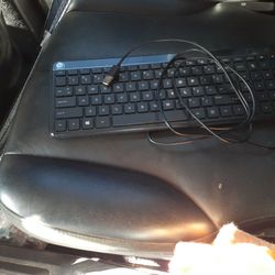 HP Wired Black Slim PC Keyboard Model SK-2028 USB 