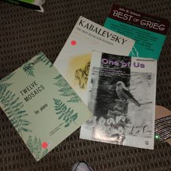Vintage Piano Music Books