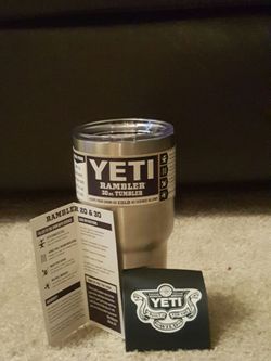 Yeti cup 30 real not fakes ounce selling quick.