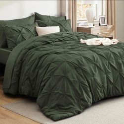 Bedsure Olive Green Comforter Set