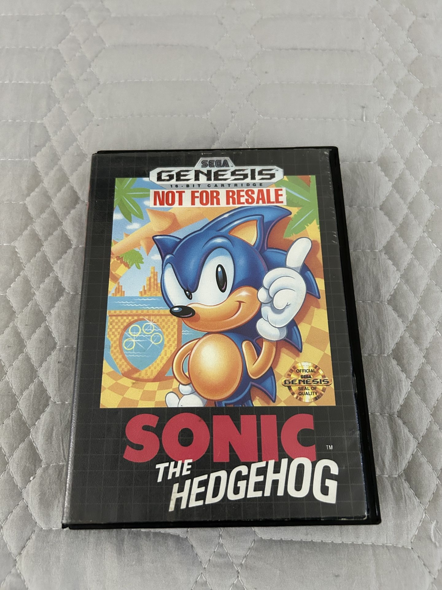 Sega Genesis Sonic The Hedgehog NOT FOR RESALE