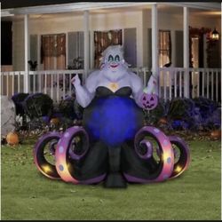 6 Ft DISNEY ANIMATED URSULA from LITTLE MERMAIDÂ Yard Inflatable (NEW)