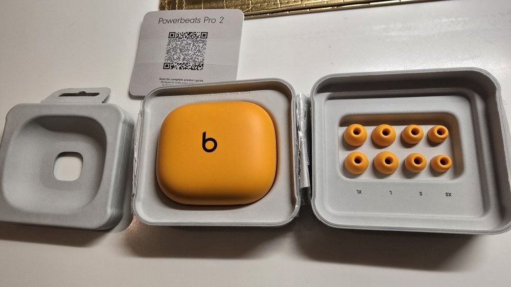 Beats Powerbeats Pro 2 Wireless On-Ear Bluetooth Headphones Orange MX743LL/A