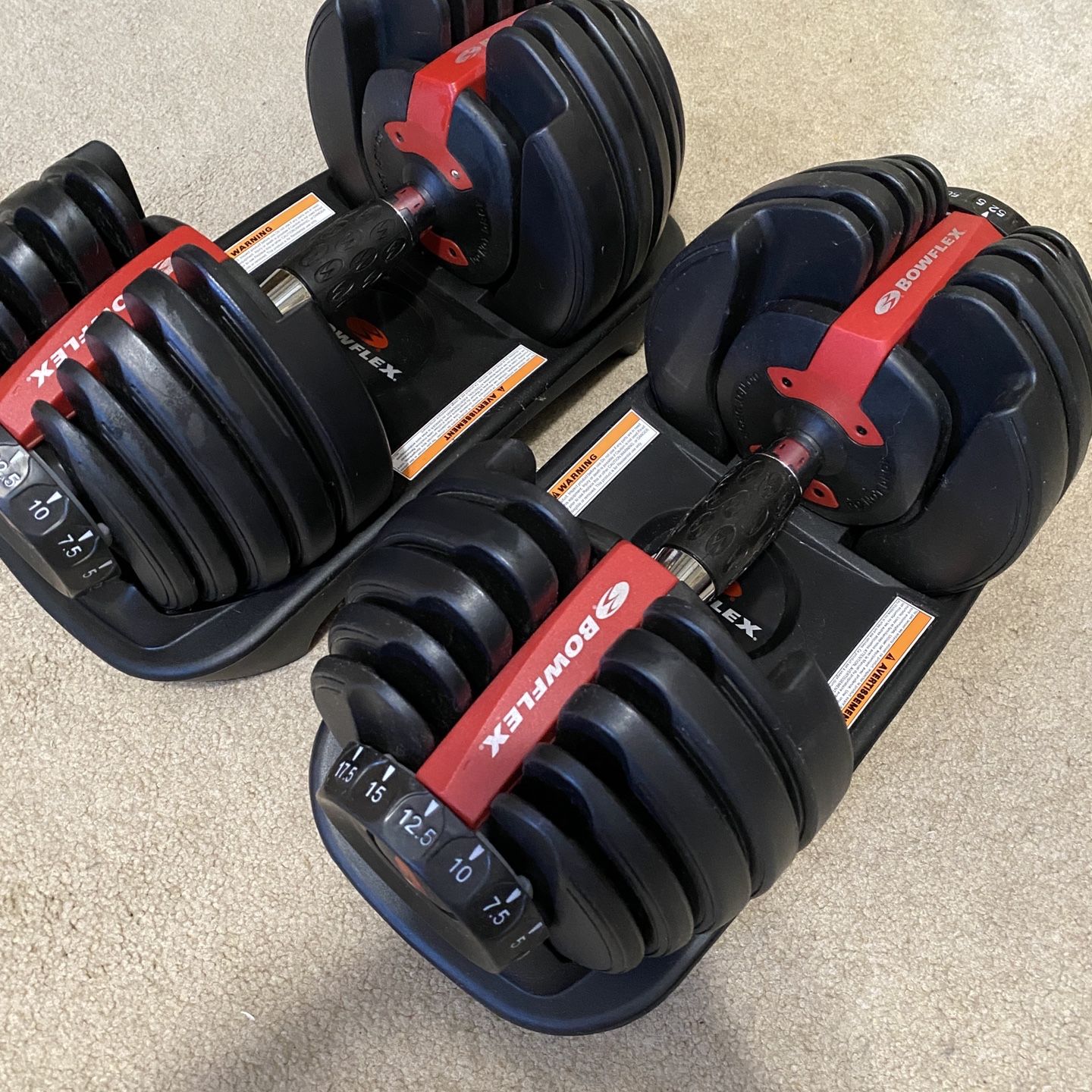 BowFlex SelectTech 552 Adjustable Dumbbell Set