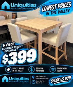 Counter Height dining set