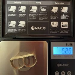 10k Gold Double Finger Ring 