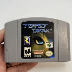 Perfect Dark Nintendo 64 2000 N64 Authentic Tested  Cartridge Only Tested