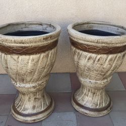 New Flower Pots Made Out Of Clay Beautiful Yard Decoration 