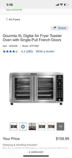Gourmia XL Digital Air Fryer Oven - Costco Sale!