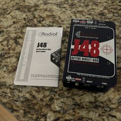 Radial J48 MK2 Active 48v Phantom Power Direct Box