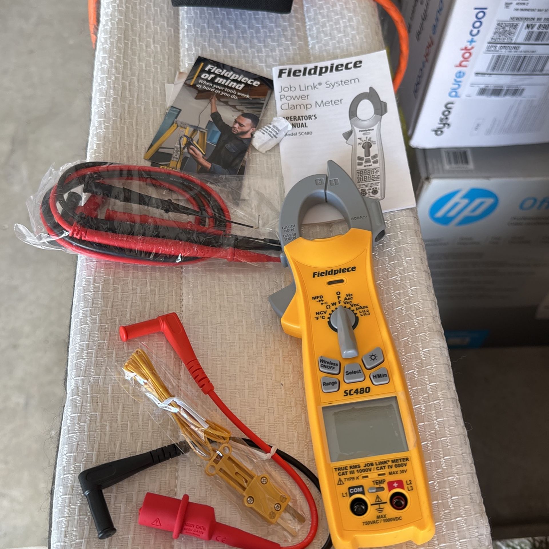 Fieldpiece SC480 TrueRMS Wireless AC Clamp Multimeter for Sale in