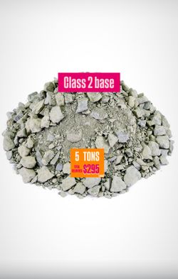 Class 2 Base Fill Sand Gravel Rock Rocks 