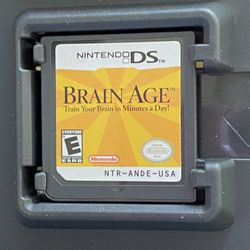 Nintendo DS Game Brain Age