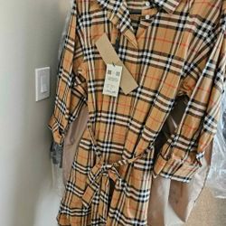 Burberry Vintage Check Shirt Dress