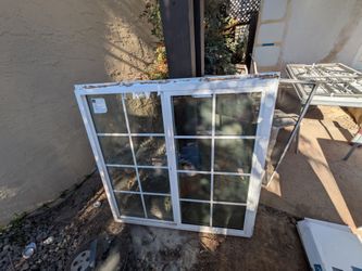 4x4ft White Vinyl Window