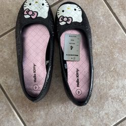 Kids black Ballet Dress Slippers