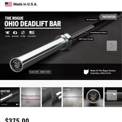 Rogue Ohio Deadlift bar 