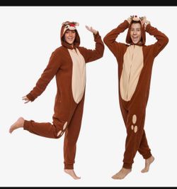 Funziez Adult Reindeer Onesie Small Size