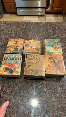 1939 tiny books 3 are real worn condition/ the other 3 fair worn condition all for $20