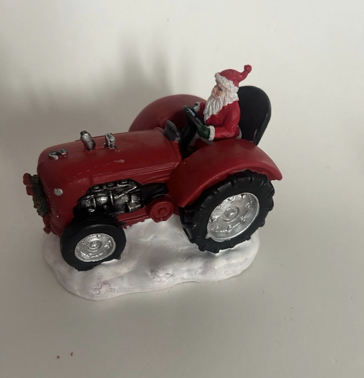 Vintage Santa Tractor