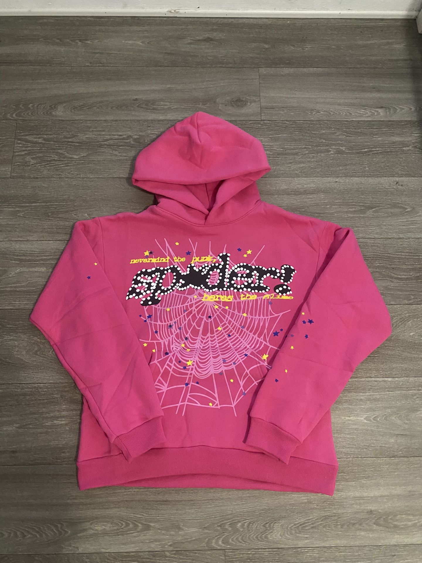 Hot Pink Sp5der Hoodie