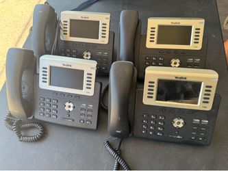Lot of 4 Yealink T29G Gigabit IP VoIP Business Office Phones