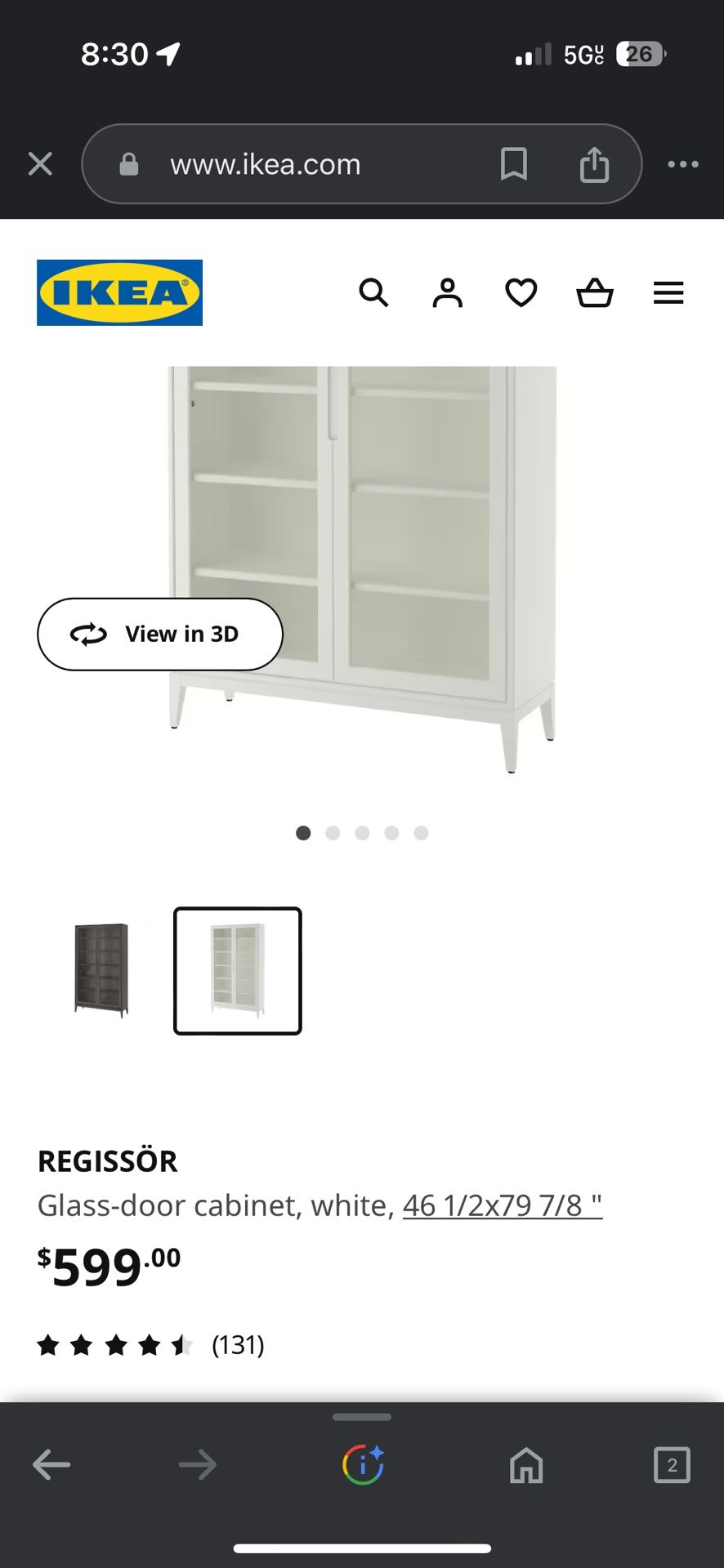 Glass Cabinet 