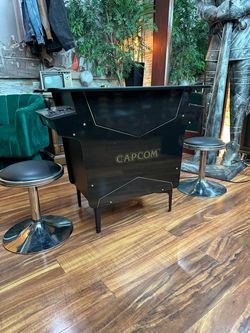 Black Capcom darkstalkers cocktail arcade