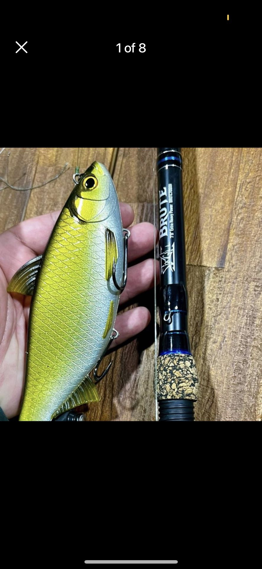 Just Add Reel! Big Swimbait Rod And Lures 