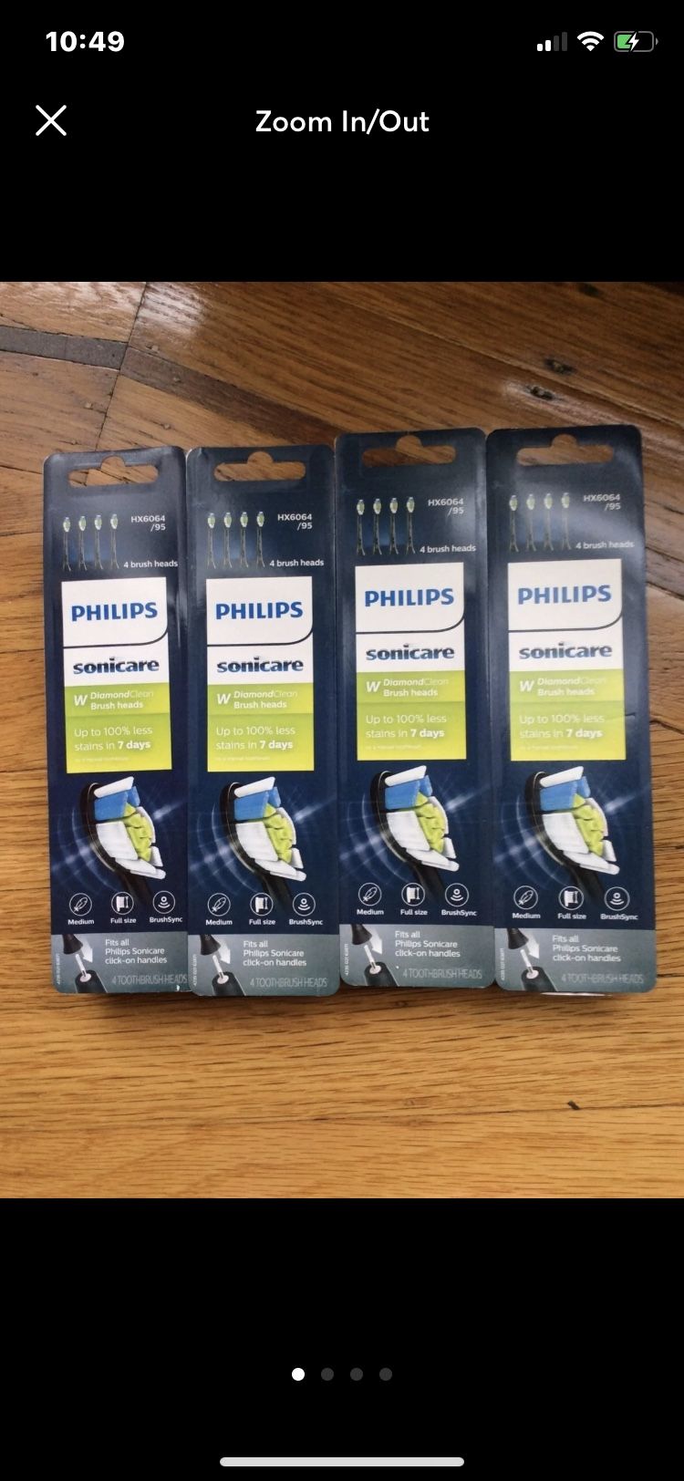 Phillips Sonicare Brush Head Hx6064/95