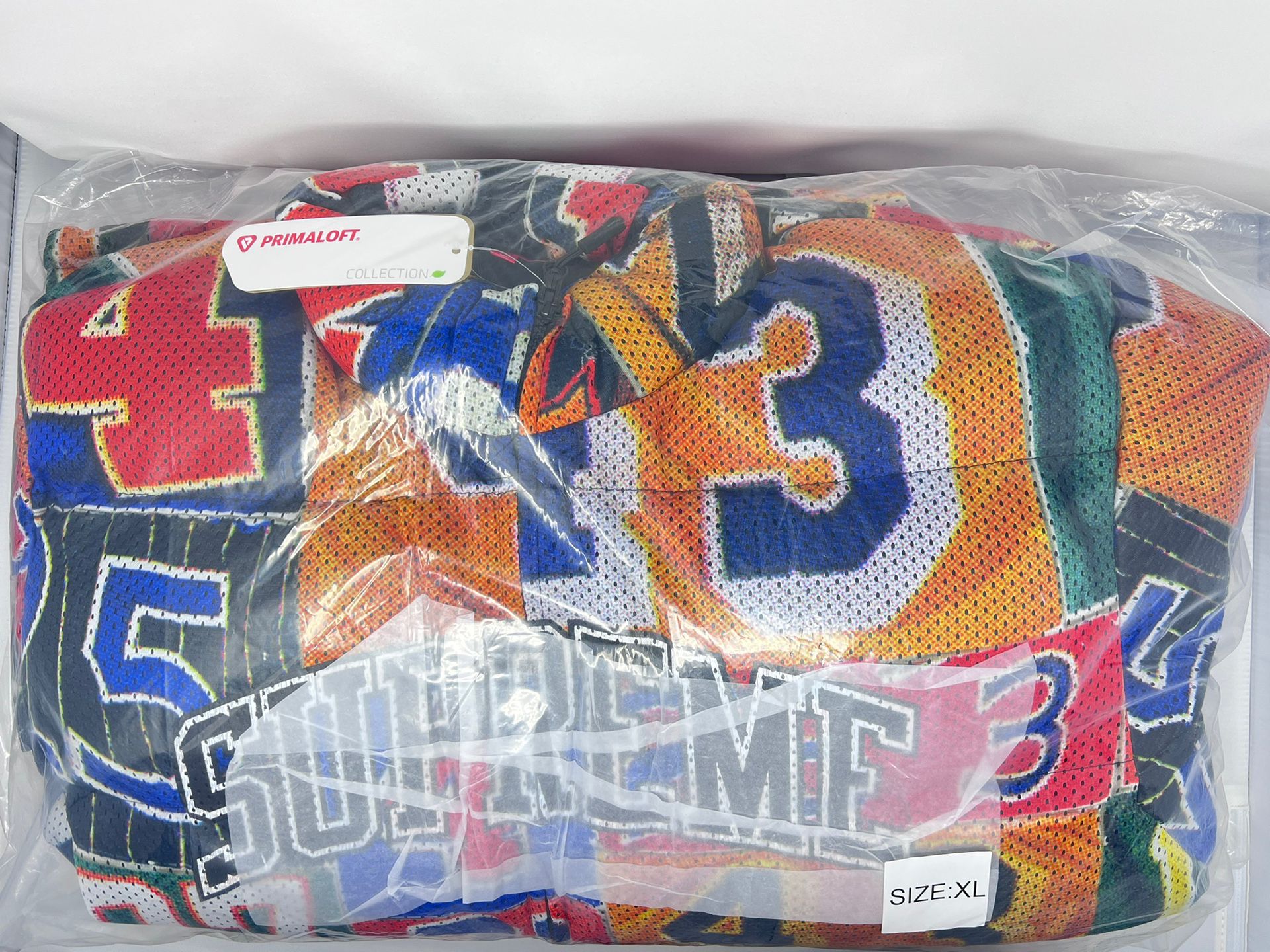 Supreme Mesh Sport Puffer Jacket Multi Size XL SS23 (NEW)