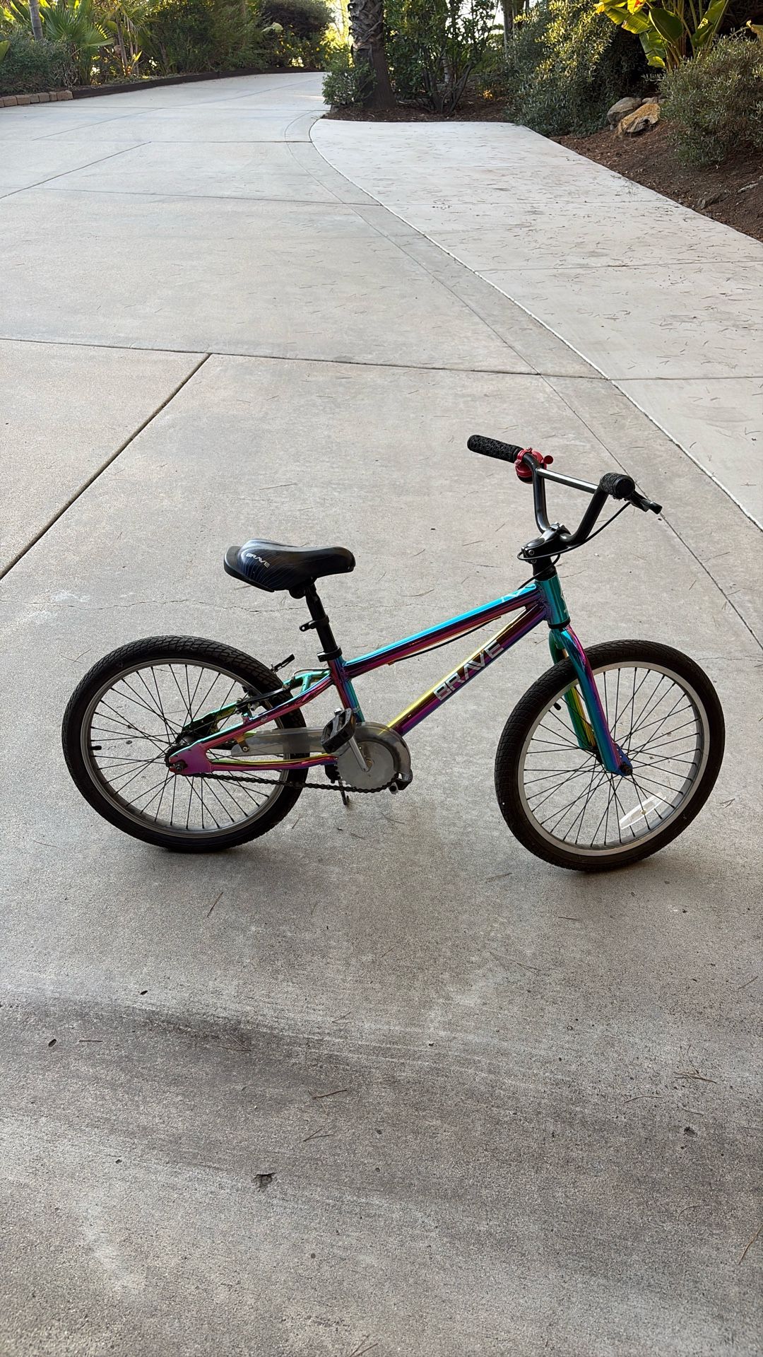 Kids Brave Bike – 20” Wheels, Holographic Design, Great Condition