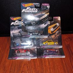 Hotwheels Premium 2017 Fast& Furious Fast Rewind Set