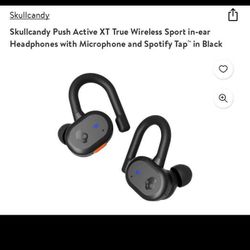 Skullcandy push active true wireless headphones