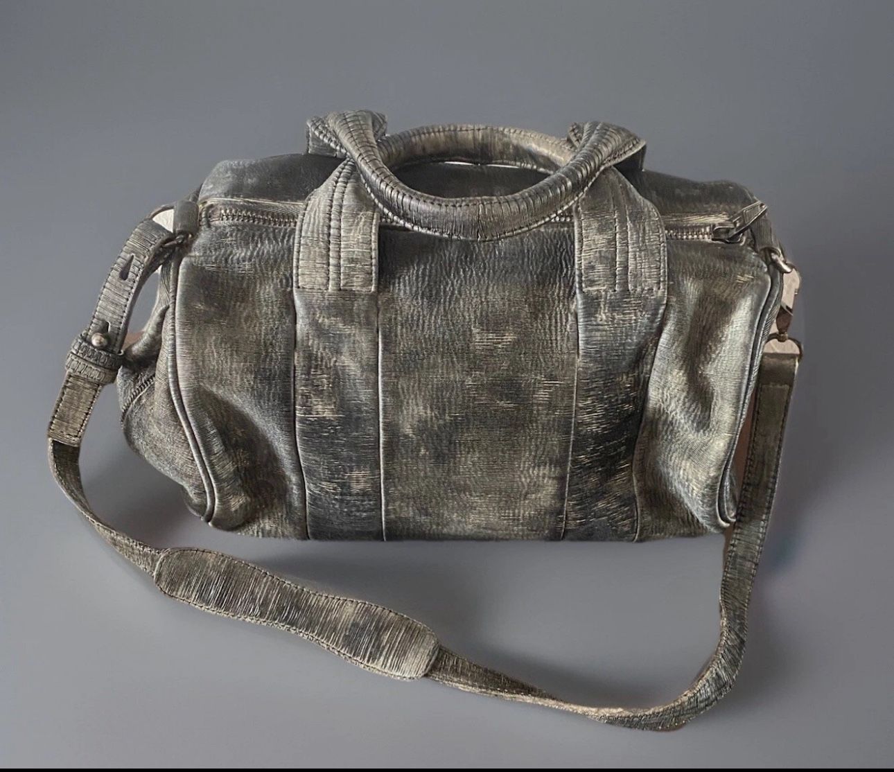 Alexander Wang Distressed Leather Rocco Bag Y2K 2000s Style NEW w/tags