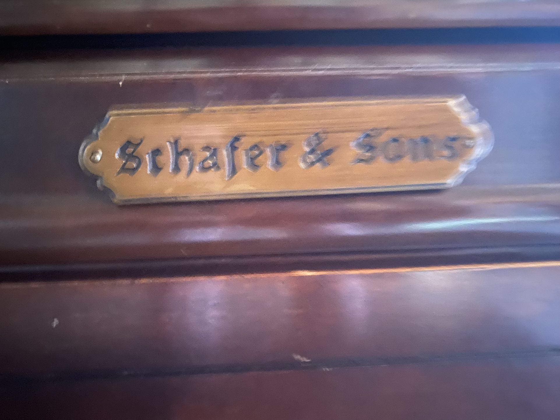 Schafer And Sons Piano